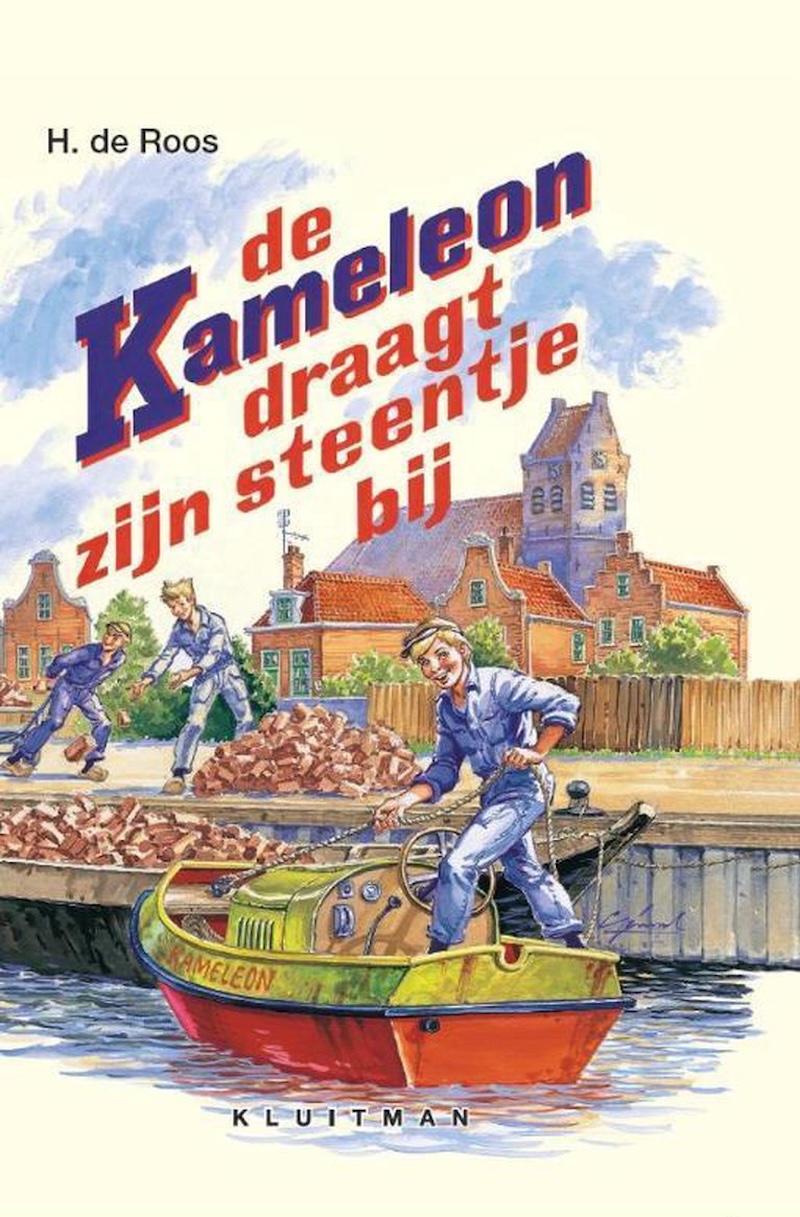 De Kameleon Draagt Zijn Steentje Bij by Hotze de Roos