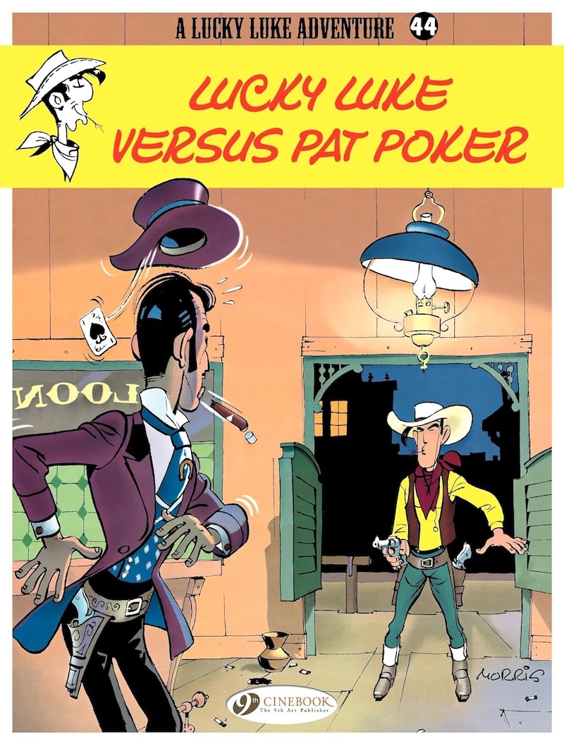 Lucky Luke versus Pat Poker by Morris