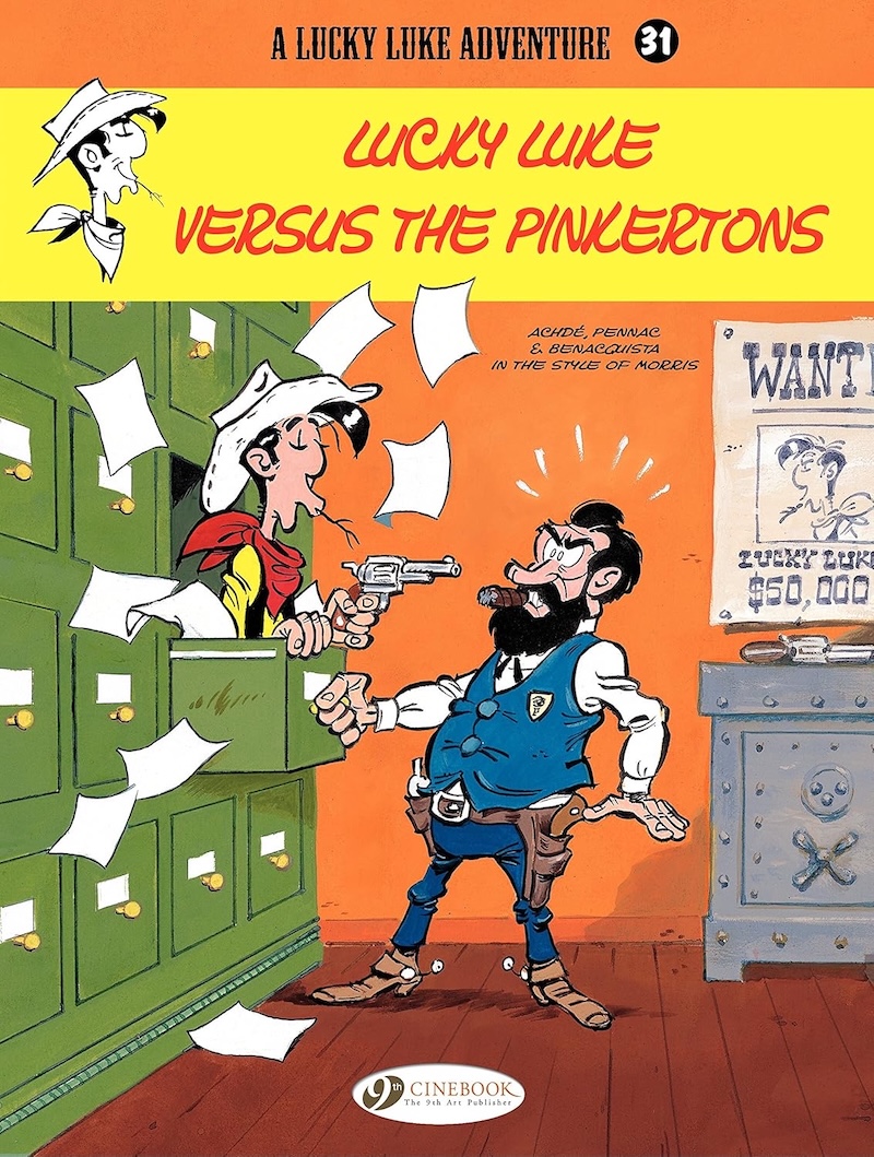 Lucky Luke versus the Pinkertons by Achdé